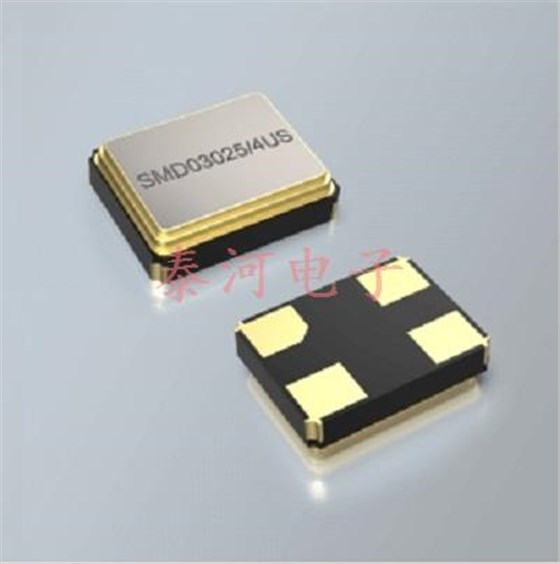适用于超声波的低成本兆级系列耐高温石英晶体产品SMD03025/4US