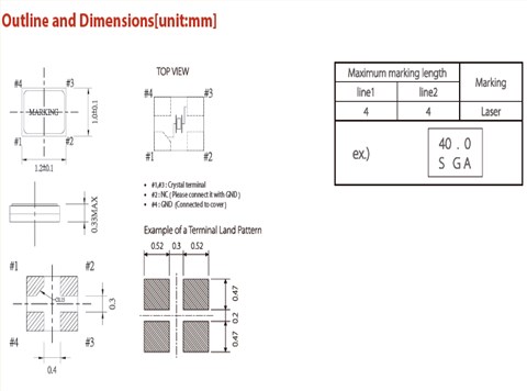 SIWARD希华晶振,SX-1210超小型晶振,高稳定性晶振