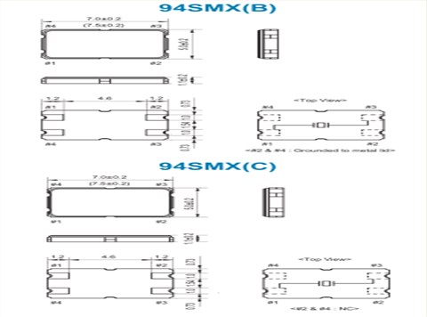 SMI进口晶振,94SMX(B)通信晶振,94M800-16(D)3OT日产晶振