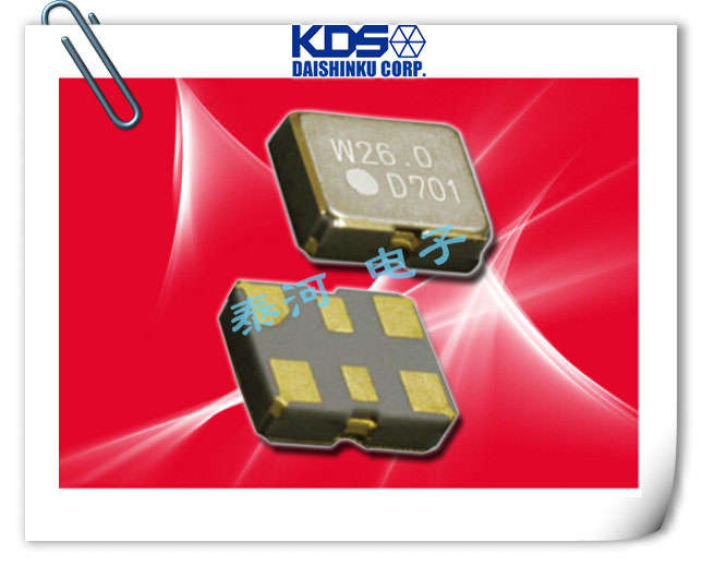 KDS晶振,贴片晶振,DSG211STA晶振,6脚GPS晶振