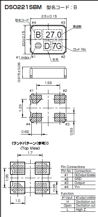 DSO221SBM 2520 SPXO