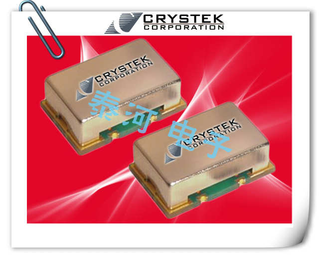 CRYSTEK晶振,贴片晶振,CVCSO-914-1000晶振,低抖动电压控制声表面波振荡器