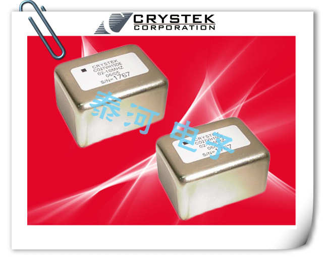 CRYSTEK晶振,石英晶振,CO27VH15DE-02-10.000晶振,射频源用恒温晶体振荡器